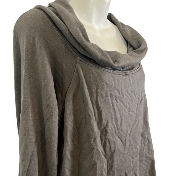 Hard Tail Forever Womens CLO-15 Long Sleeve Cowl Neck Stretch Knit Dress sz M - Picture 4 of 16